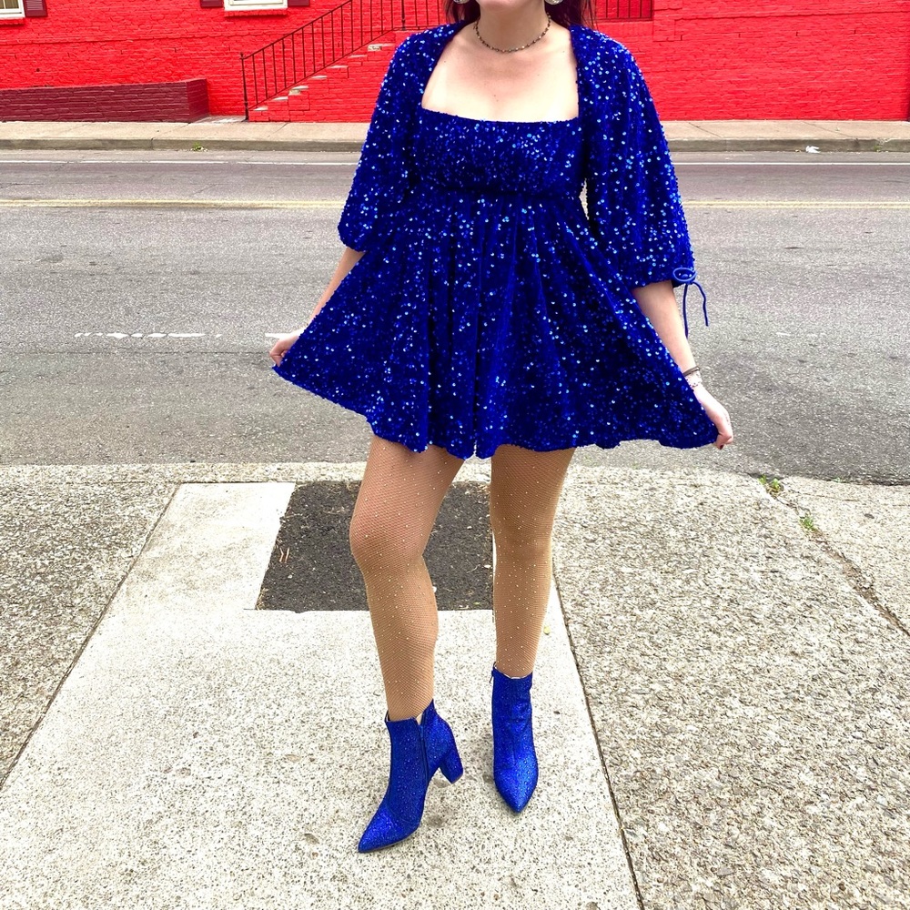 Lucy in the Sky Sequin Dress